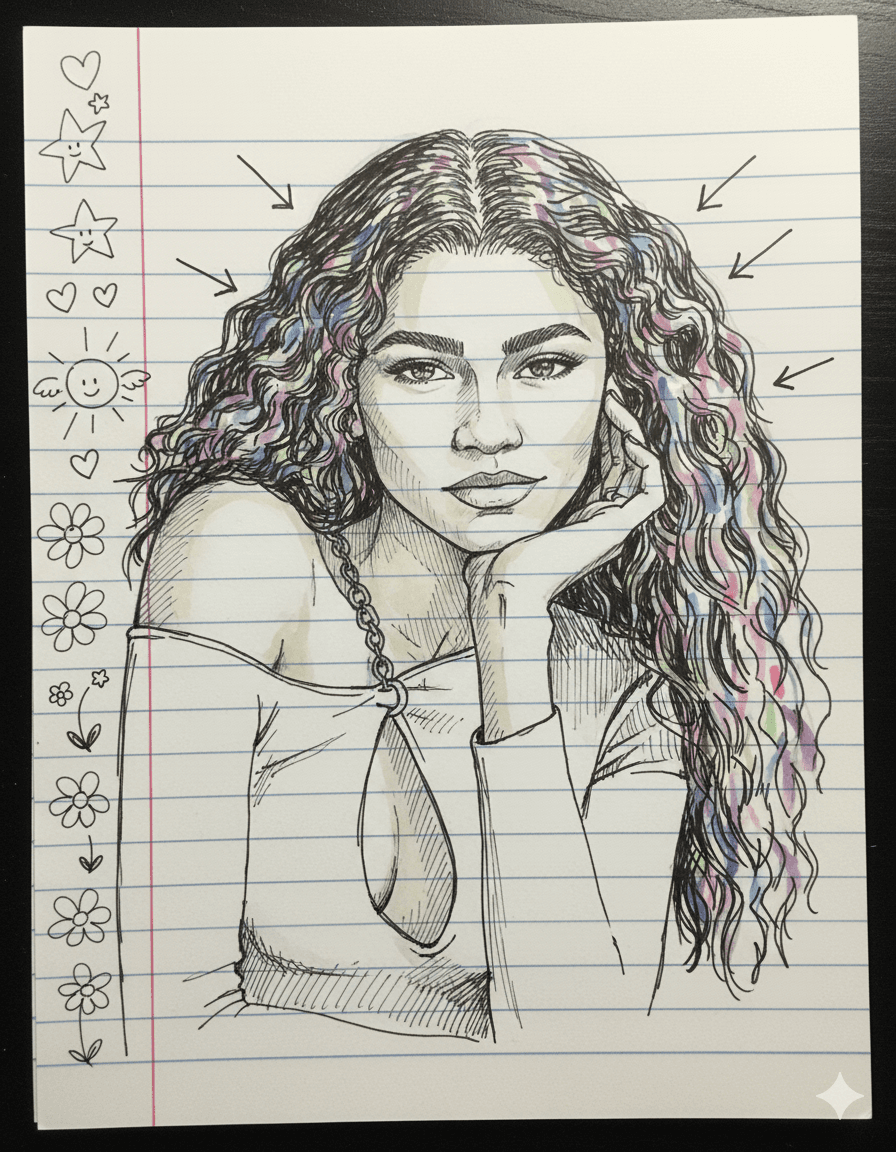 Notebook Doodle Self